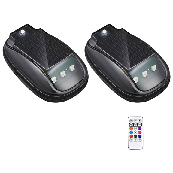 2026 New Solar Cab Lights RGB Strobe No Drill for Truck Suv Rvs