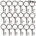 thumbnail image 1 of 50PCS Split Ring Metal DIY Multi-purpose Jump Ring Loop Ring with Link Chain, 1 of 5