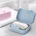 thumbnail image 5 of SHINYPASING Bathroom Soap Box Locked Soap Container Box Blue 2Pcs for Outdoor Activities, 5 of 8