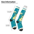 thumbnail image 5 of Balery World Map With Landmarks Fun Novelty Socks Men'S Women'S Crew Socks Funny Crazy Novelty Socks Quirky And Cool Socks, 5 of 9