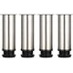 thumbnail image 1 of 4 Adjustable Legs 15cm Height Thicken Cabinet Legs Table Legs Furniture Legs, Brushed Stainless Steel, Adjustable Height 0-15mm, 1 of 4