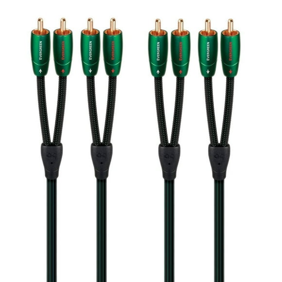 Par de cables AudioQuest Evergreen RCA a RCA de 0,6 m