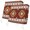 Brown, variant on Outdoor Patio Cushion Covers 2 Pack Bohemian Tribal Style Patio Chair Cushion Covers with Ties and Zipper Geometric Abstract Waterproof Outdoor Seat Cushion Covers for Patio Furniture 20"x18"