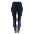 thumbnail image 3 of QATAINLAV Yoga Pants for Women High Waist Butt Lifting Leggings Trendy Printed Tummy Control Workout Tights Gym Seamless Running Legging Trousers Daily Sales Clearance Purple M, 3 of 4