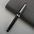 thumbnail image 3 of Acrylic Fountain Pen Model 82 with Golden Trim, Converter, and Nib Options, 3 of 5