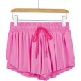 thumbnail image 2 of Pantalones cortos fluidos para correr para mujer, para gimnasio, yoga, ejercicio, fitness para mujer, Rider Spande, 2 of 4