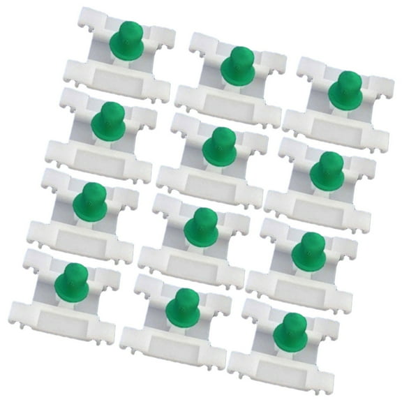 Worgeous Nylon 20Pcs Door Trim Bumpstrip Clips Protective Car Door Trim Clip 1.50X1.34X0.59In