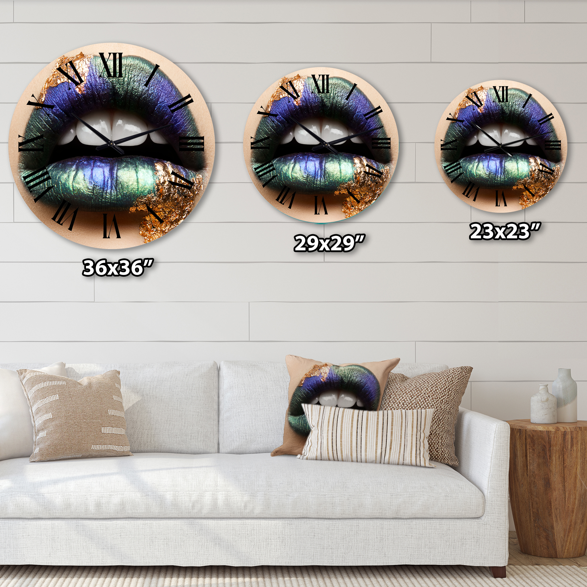 Designart 1 in Quartz Modern/Contemporary Wall Clock
