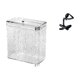 thumbnail image 1 of Papelera de cocina con tapa, escultura abstracta moderna, figura decorativa, cubo de basura portátil para baño, estante o escritorio., 1 of 8