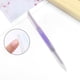 thumbnail image 3 of Empujador de cutículas de vidrio grabado al agua fuerte de doble cara Manicura Pedicura Profesional Reutilizable Púrpura Yuyangstore Removedor de cutícula, 3 of 6