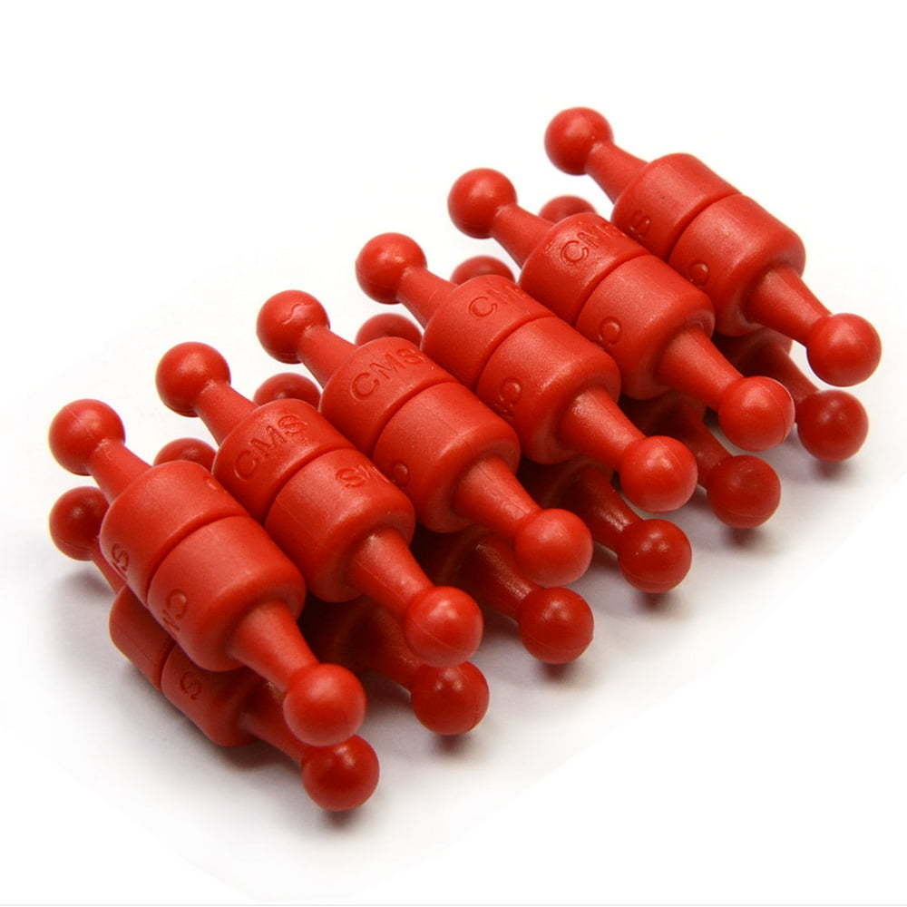 24 Ct. NeoPin® Red Push Pins Super Strong Neodymium Great for