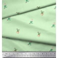 thumbnail image 2 of Soimoi Green Rayon Fabric Cactus With Conical Pot Tree Decor Fabric Printed Yard 56 Inch Wide, 2 of 3