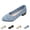 Sky Blue, variant on longantii Women's Flats Shoes Women Comfortable Woven Dress Shoes Black Pointed Toe Flats Ballet Mesh Knit Flat Dressy Slip on Business Casual Shoes for Women