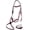 Brown, variant on Horse English Bridle Padded Leather COB Jumping Adjustable Figure 8 803447CKC