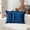 DarkBlue, variant on Decorative Throw Pillow Covers 18x18 Set of 2 Couch Soft Velvet Designs with Scallop Edging for Bed Indoors Mix and Match for Home Decor,Pink