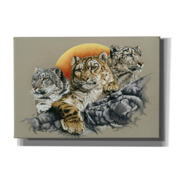 Epic Graffiti 'Kindred Spirits' by Barbara Keith, Canvas Wall Art, 26"x18"