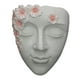 thumbnail image 2 of Maceta colgante con escultura facial, figura decorativa creativa, maceta para flores Blanco, 2 of 9