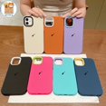 thumbnail image 3 of Funda De Silicona Suave Líquida De Lujo Para IPhone 11 12 13 Pro Max 14 Plus, 3 of 4