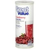 Great Value Sf Cranberry Drink Mix Tubs