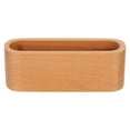 thumbnail image 1 of Miangastore Document Storage Box Wooden Box Light Brown 1Pack 4.5x1.5x1.1in, 1 of 8