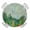 Gray Green Light Green, variant on Spring Botanical Round Tablecloth for 36-44 Inch Tables,Fitted Table Cover with Elastic Edge,Abstract Oil Painting White Floral Plant Waterproof Outdoor Table Cloth Protector for Patio Garden Dinner