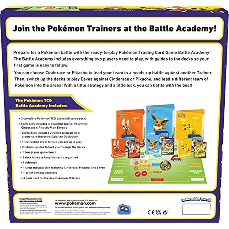 pokemon battle academy cards Amazon.com: POKMON TCG: 2024, Ages 8+ : Toys & Games Pokemon Kids Trainer Board Game: