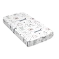 thumbnail image 3 of Sweet Jojo Designs Cartoon Puppy Boy, Girl, Unisex/Gender Neutral Satin Fitted Crib Sheet, 3 of 6