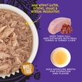 thumbnail image 6 of (24 pack) Tiki Cat After Dark Shreds Whole Foods Wet Cat Food, Turkey & Turkey Liver, 3 oz. Can, 6 of 8