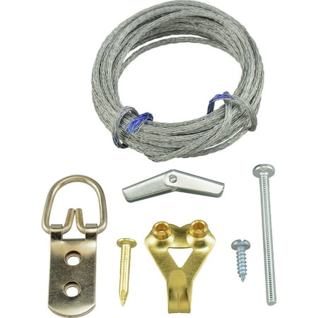

OOK All Wall Heavy Duty Hanging Kit Steel Brass Finish 50Lb 535618