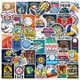 thumbnail image 1 of Juego de pegatinas de tenis, 50 unidades, calcomanías de vinilo impermeables para Lapt, 1 of 2