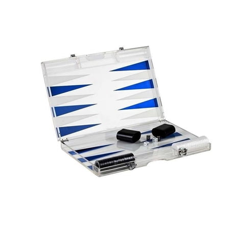 Infinity Lucite Backgammon Set Blue- BG180BE price history on PriceWatchPro