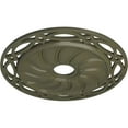 thumbnail image 3 of Ekena Millwork 26 5/8"OD x 4 1/2"ID x 1 3/8"P Loera Ceiling Medallion (Fits Canopies up to 6 1/4"), Hand-Painted Painted Turtle, 3 of 5