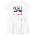 thumbnail image 3 of Inktastic Autism Awareness Support and Understanding Puzzle Pieces Girls Toddler Dress, 3 of 5
