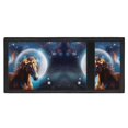 thumbnail image 3 of CHAQLIN Horse & Starry Sky Pattern Easy to Access Children's Wallet, Elastic Polyester Tri-Fold Wallets Purse Waterproof Kids Trifold Wallet for Outdoor Sports, 3 of 4