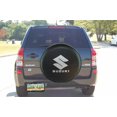 thumbnail image 2 of SpareCover - ABC Series Suzuki Silver Logo on 27" Tuxedo Black 35 mil Vinyl Tire Cover - Made in USA only, 2 of 7