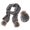 Grey, variant on 2Pcs/Set Neck Protection Thickened Warm Hat Scarf Plush Balls Ear Protection Knitted Beanies Scarf Fashion Accessories