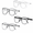 (Clear _Grey _Black _Leopard), variant on AUR Safety Glasses, Protective Eyewear Goggles, Anti-Fog Blue Light Blocking ANSI Z87+ Cute Design, 4 Pack, for Women Nurses Lab Work, Clear Lens