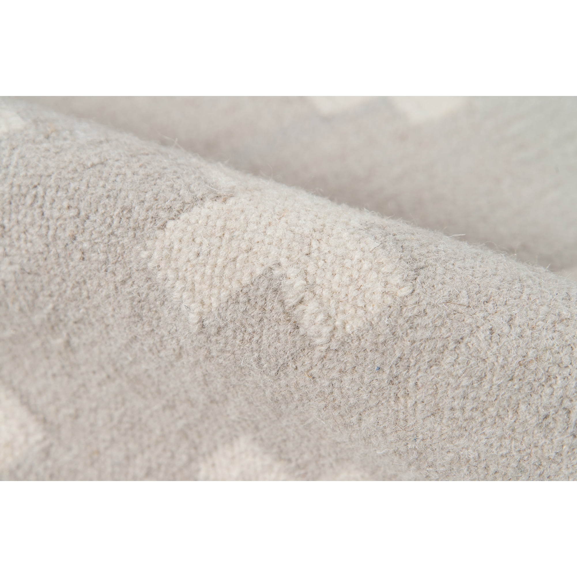 Novogratz by Momeni Topanga Lucille Flat Weave Grey Wool Rug 3'6" X 5'6"