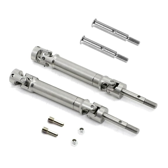 Stainless Steel Front Axle Shaft and Rear Drive Shaft for 1/10 Traxxas 2WD Slash Stampede F-150 Upgrade Parts