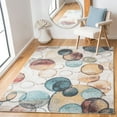 thumbnail image 2 of SAFAVIEH Phoenix Leighton Abstract Area Rug, Ivory/Rust, 5'3" x 7'7", 2 of 8
