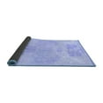 thumbnail image 2 of Ahgly Company Indoor Round Abstract Blue Modern Area Rugs, 7' Round, 2 of 4