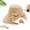 Beige, variant on Bowknot Wide Brim Sun Protective Hat for Women, 360° UV Block Foldable Beach Hat, Packable Sun Hat for Travel, Cruise & Pool