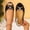 Black, variant on Women's Solid Peep Toe Bow Knot Flats, Soft Sole Slip On Lazy Trendy Summer Casual Flat Shoes Navy 40