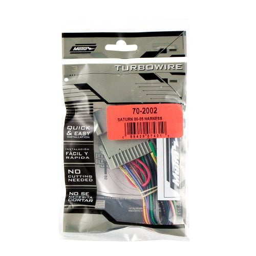 Metra TURBOWire 24-Pin Radio Wiring Harness for 2000-2005 Saturn(R), 8.00 x 4.50 x 0.50 in