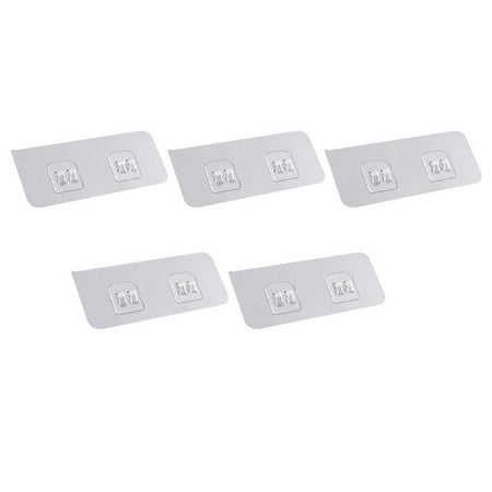 

DabuLiu Seamless Adhesive Hooks Wall Mount Rack Strong Non-Marking Patch Patch Accessories Grab Hook For Racks Baskets Home Supplies