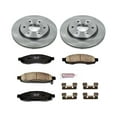 thumbnail image 3 of Power Stop Front Stock Replacement Brake Pad and Rotor Kit KOE211, 3 of 8