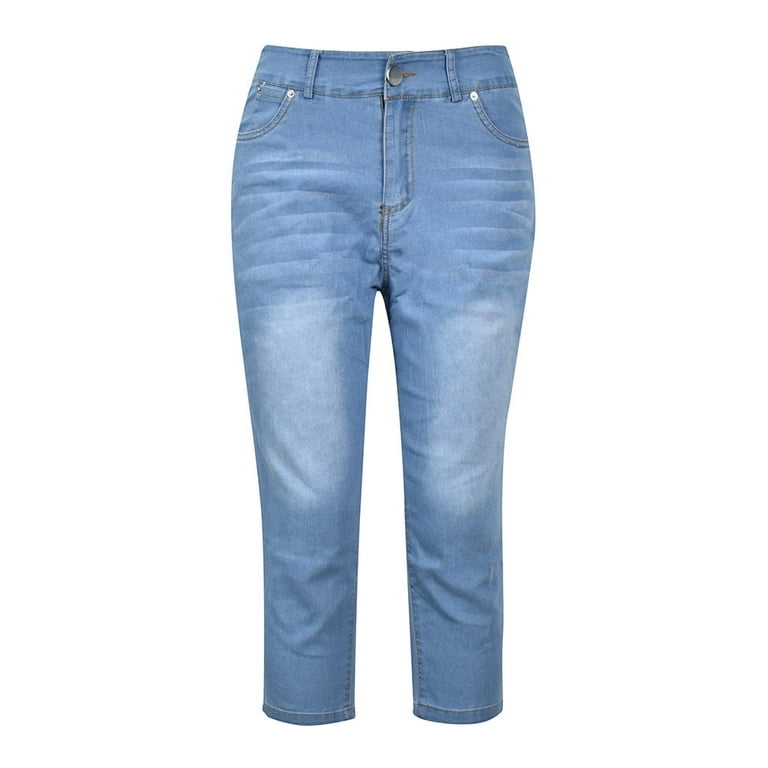 Capri Jeans For Women Clearance Super Stretch Stretch Capri Jeans