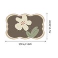 thumbnail image 2 of Puntoco Super Absorbent Flower Non-Slip Mat,Algaemud Cushion Bathroom toilet Door Absorbent Non-Slip Mat, 2 of 2
