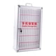 thumbnail image 5 of Caja de almacenamiento para teléfono, armario para teléfono, asa portátil, puerta transparente con 2 llaves, 72 ranuras, 5 of 9