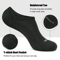 thumbnail image 2 of COOPLUS 10 Pairs Men's Athletic No Show Socks Men Low Cut Ankle Socks, 2 of 5